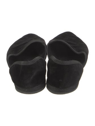 The Row Friulane Velvet D'Orsay Flats