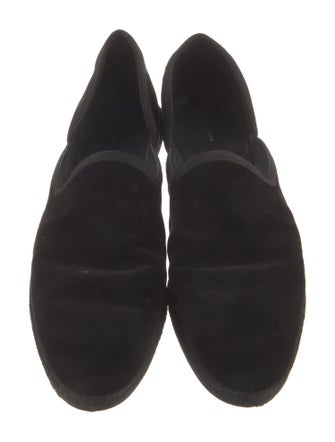 The Row Friulane Velvet D'Orsay Flats