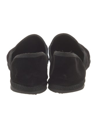 The Row Friulane Velvet D'Orsay Flats