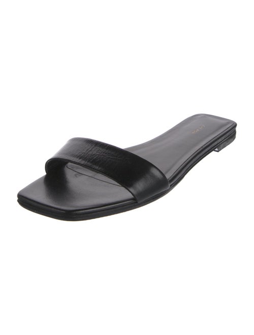 The Row Leather Slides