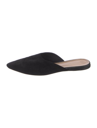 The Row Suede Mules