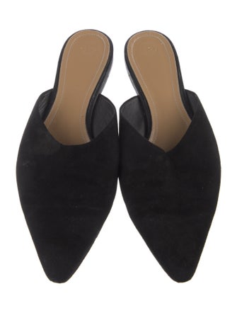 The Row Suede Mules