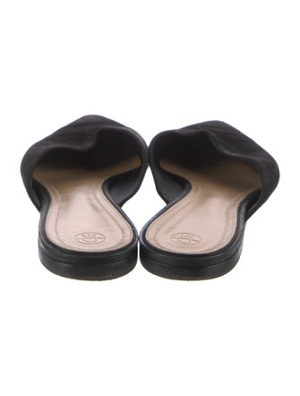 The Row Suede Mules
