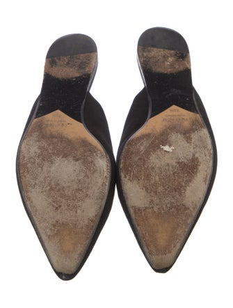 The Row Suede Mules