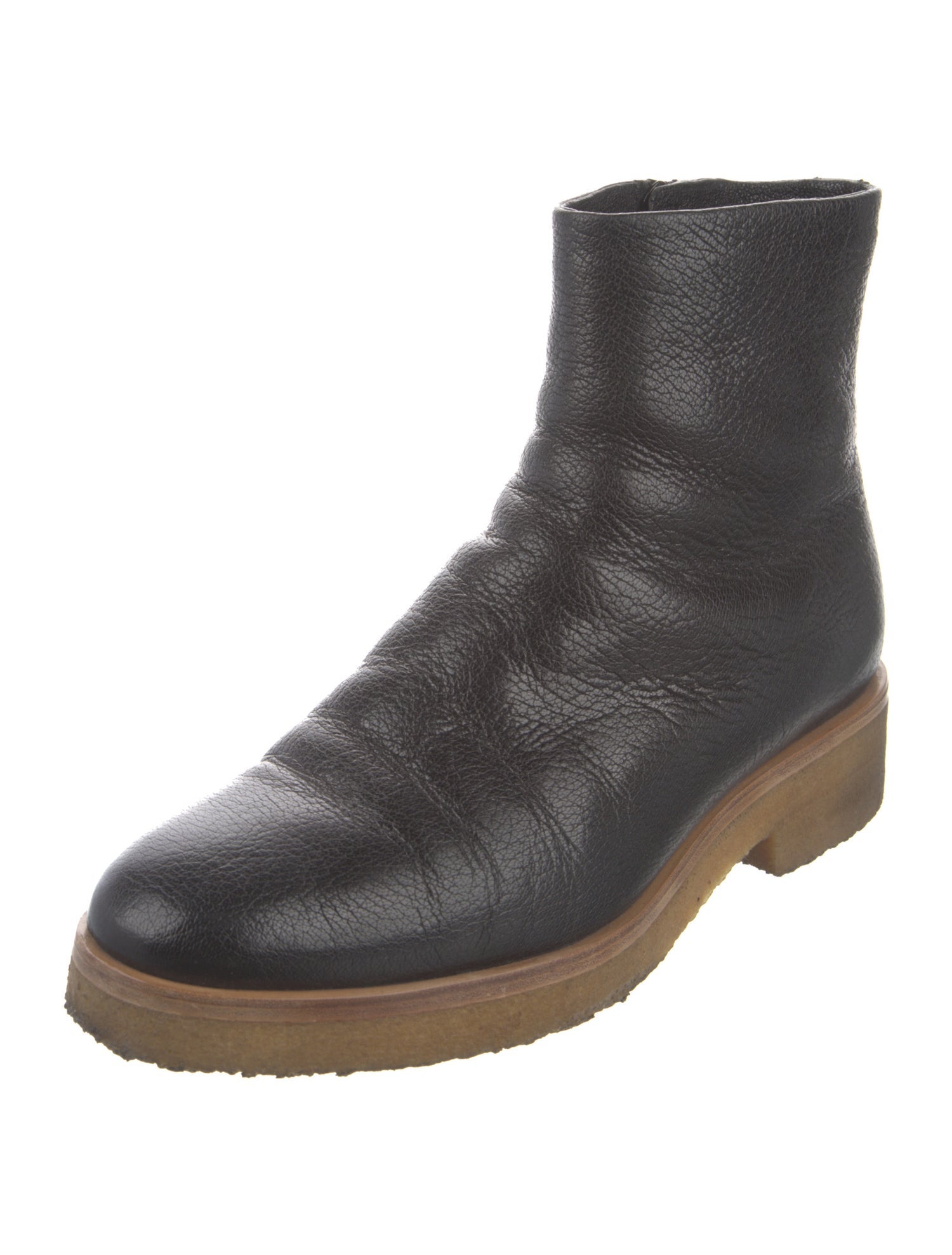 The Row Boris Goat Leather Boots