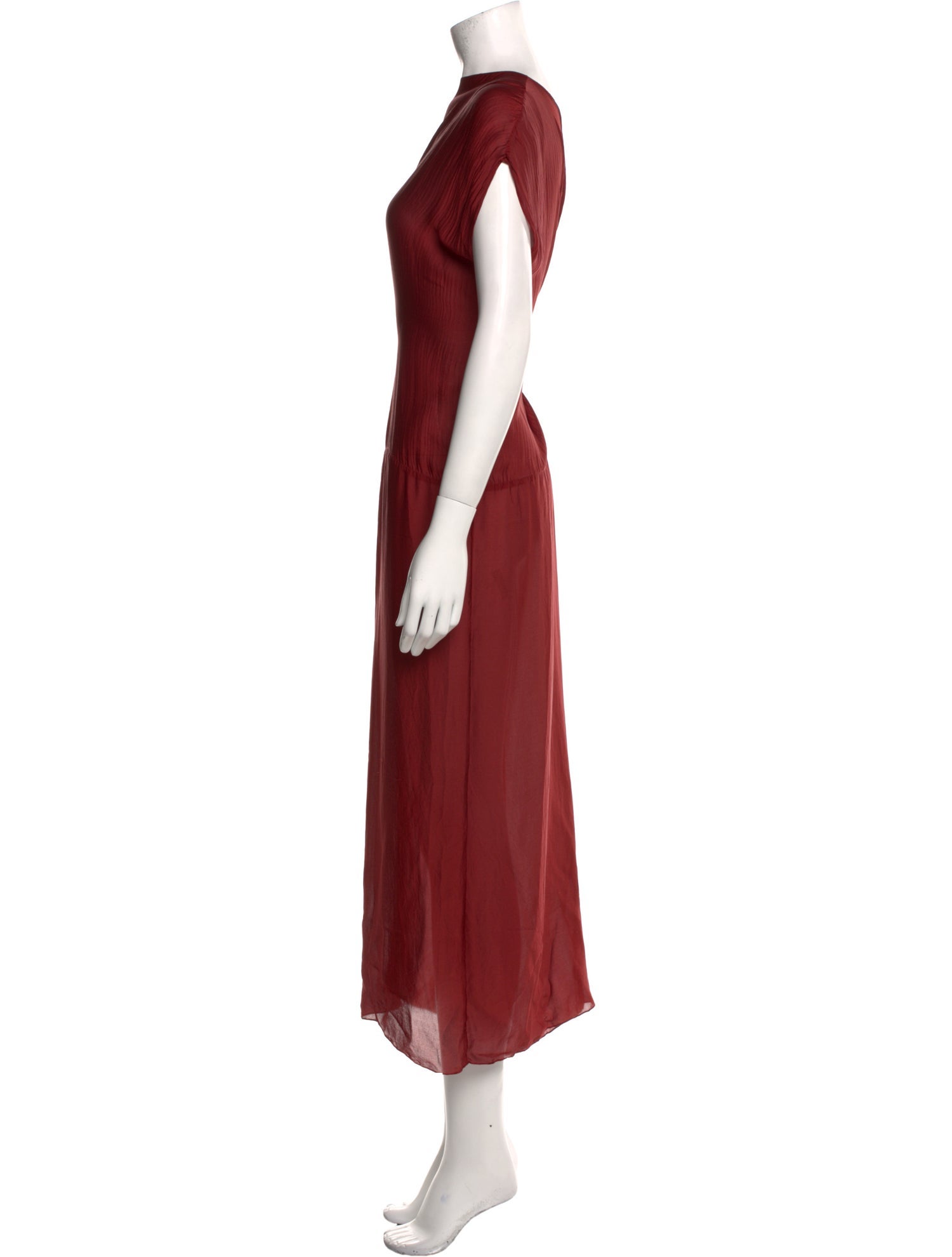 The Row Bateau Neckline Long Dress