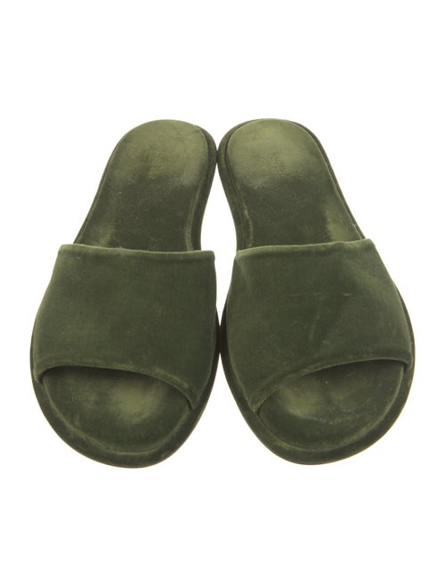 The Row Canal Velvet Slides