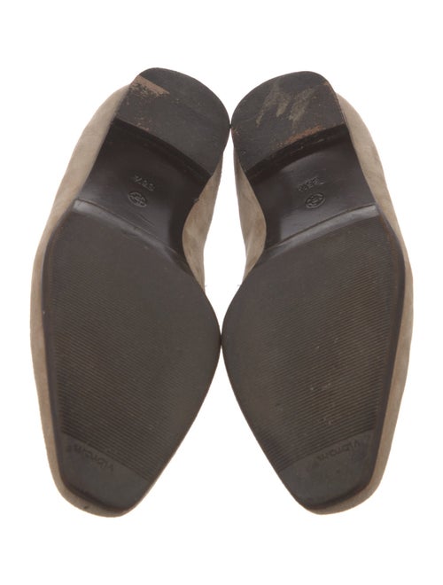 The Row Minimal Suede Loafers