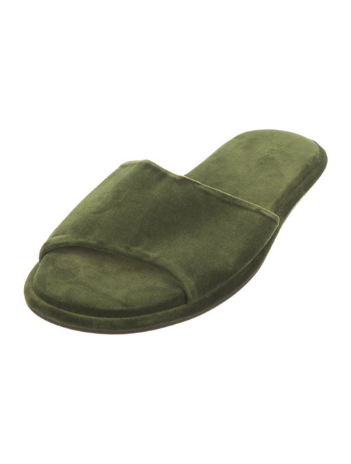 The Row Canal Velvet Slides