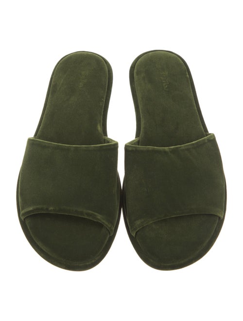 The Row Canal Velvet Slides