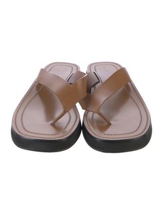 The Row Ginza Leather Slides