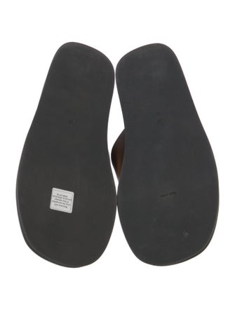 The Row Ginza Leather Slides