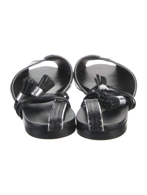 The Row Leather Tassel Accents Mules