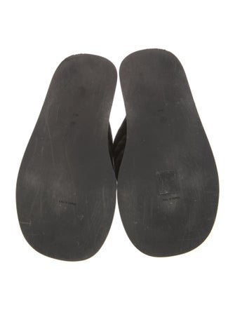 The Row Ginza Canvas Flip Flops