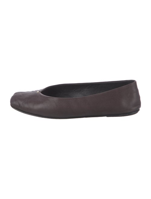 The Row Leather Ballet Flats