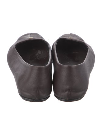 The Row Leather Ballet Flats