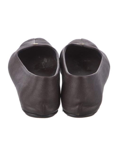 The Row Leather Ballet Flats