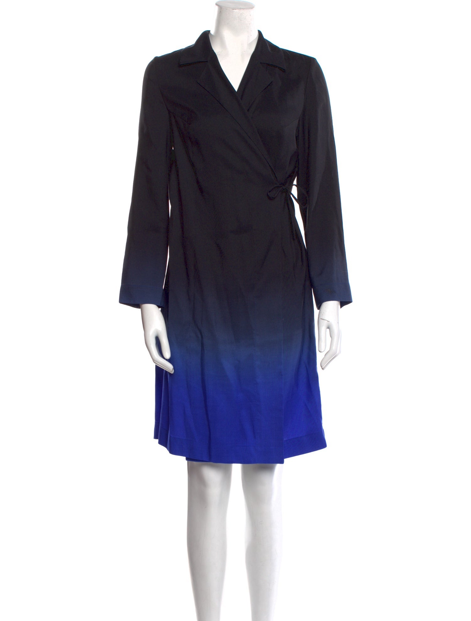 The Row Ombré Wrap Lightweight Silk Trench Coat