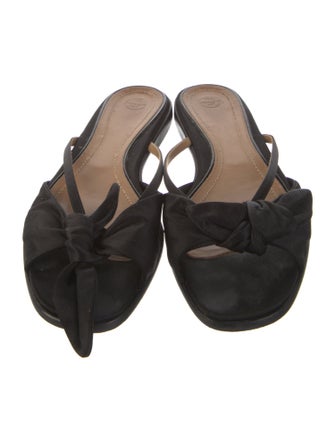 The Row April Satin Slides