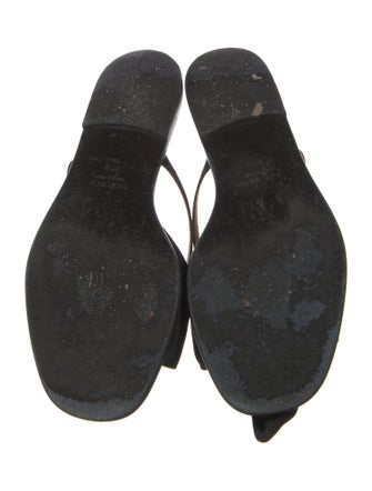 The Row April Satin Slides