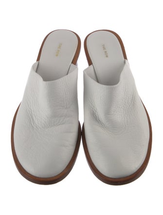 The Row Leather Mules