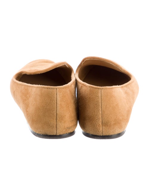 The Row Suede Ballet Flats