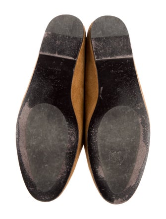 The Row Suede Ballet Flats