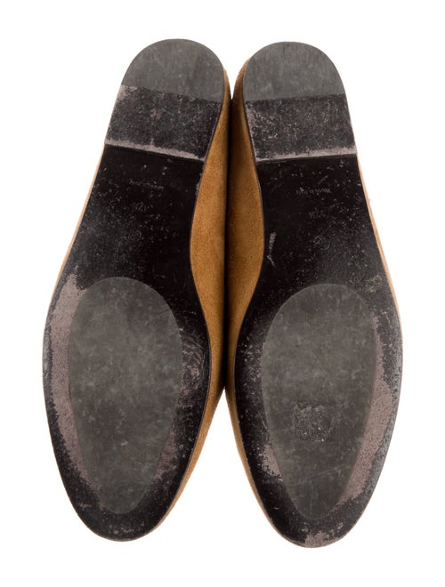 The Row Suede Ballet Flats