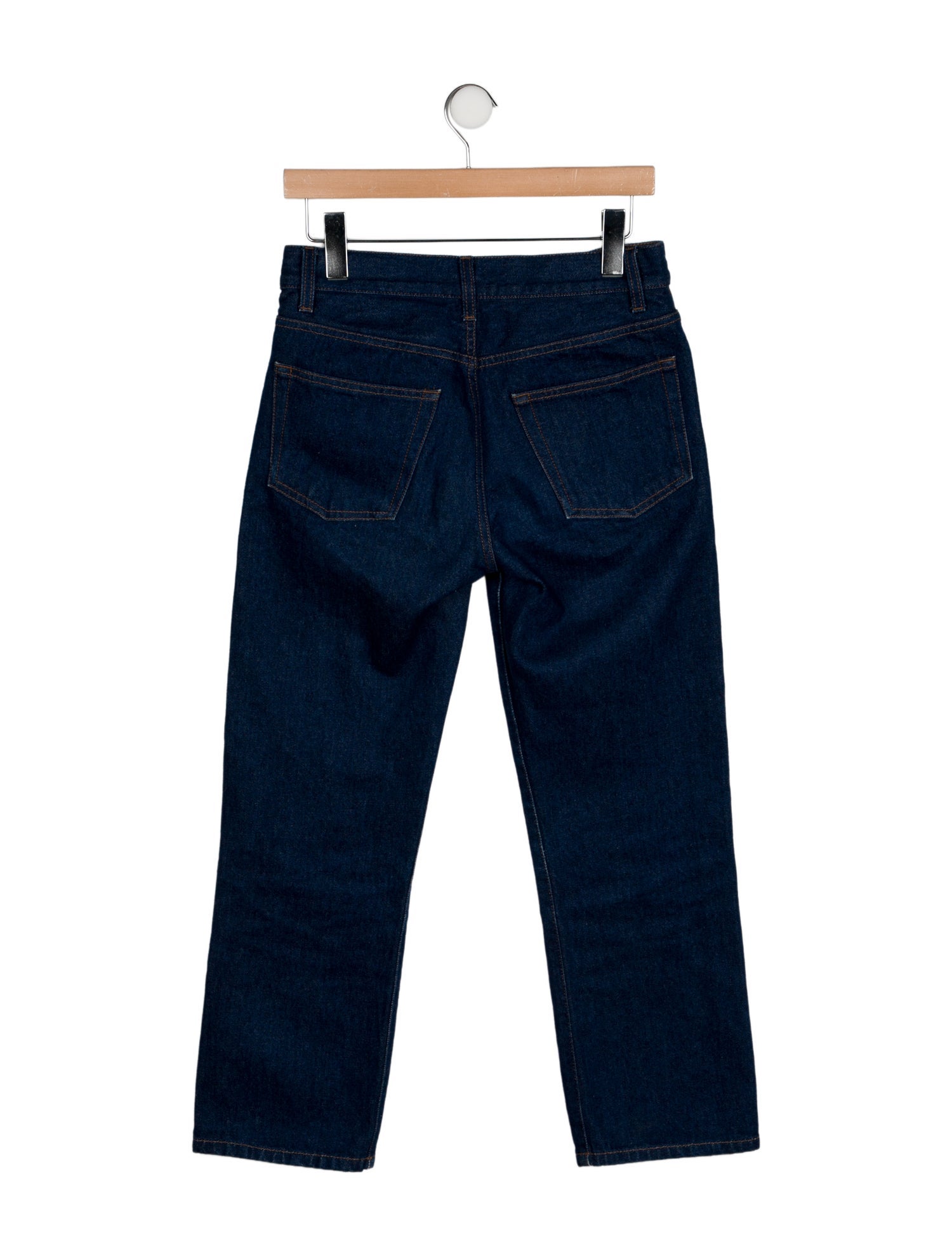 The Row Mid-Rise Straight Leg Jeans