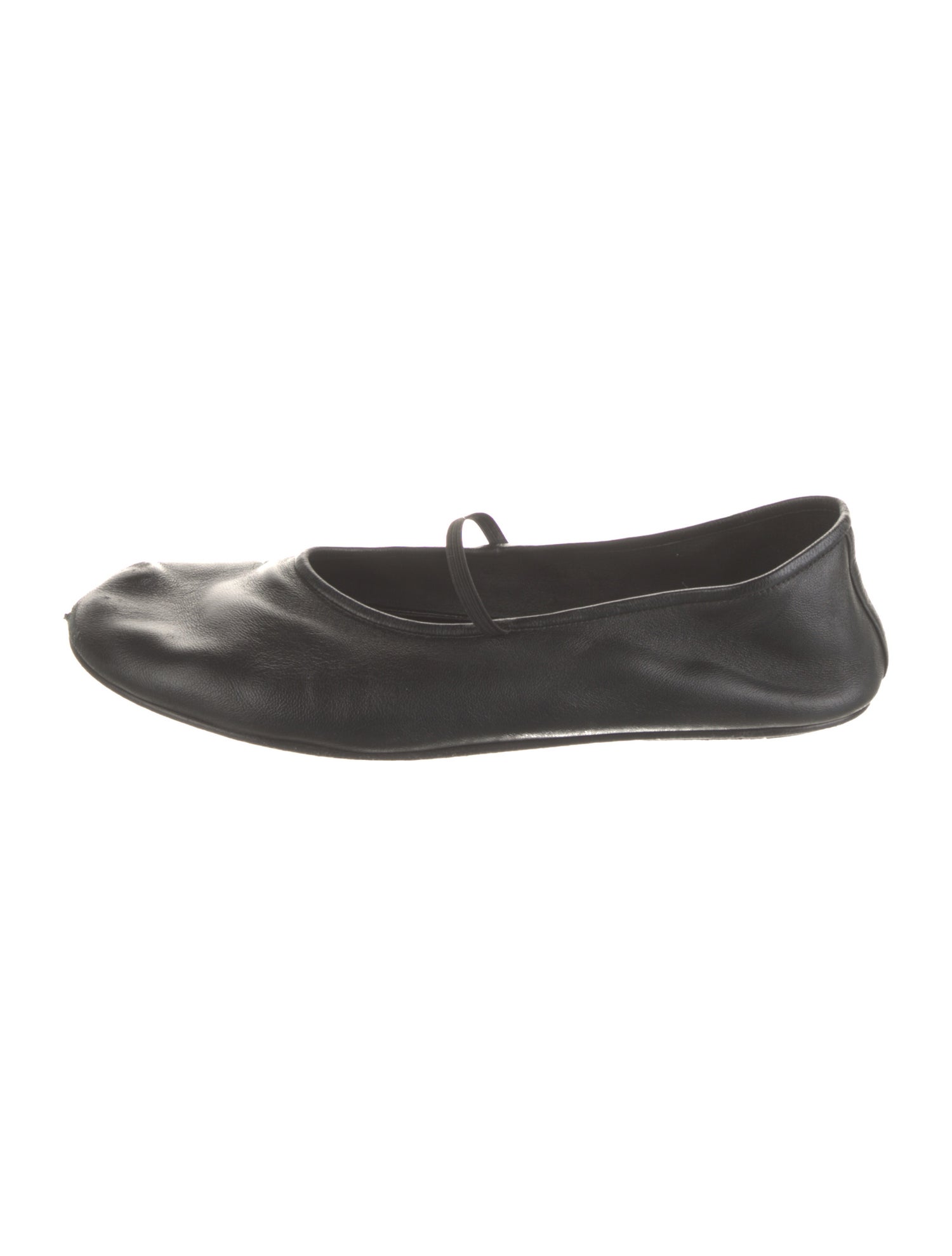 The Row Mary Jane Lambskin Mary Jane Flats