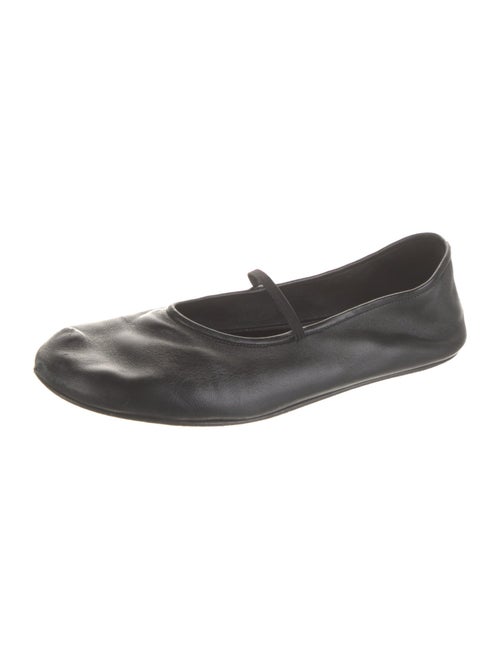 The Row Mary Jane Lambskin Mary Jane Flats