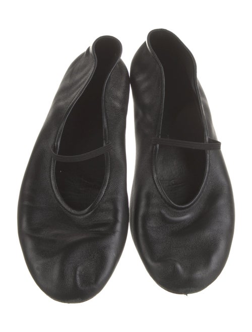 The Row Mary Jane Lambskin Mary Jane Flats