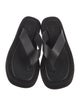 The Row Leather Flip Flops