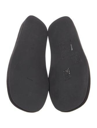 The Row Leather Flip Flops