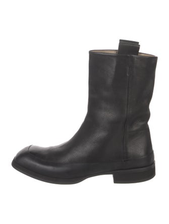 The Row Grunge Leather Boots