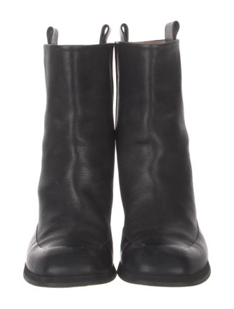 The Row Grunge Leather Boots