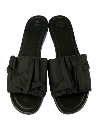 The Row Nylon Slides