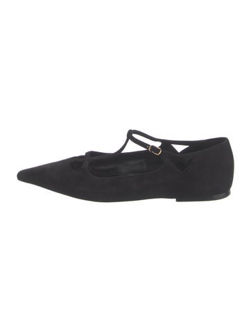 The Row Flats Suede Mary Jane IT 40 | 10