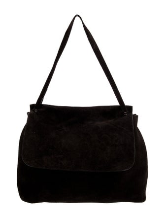 The Row Suede Top Handle 14