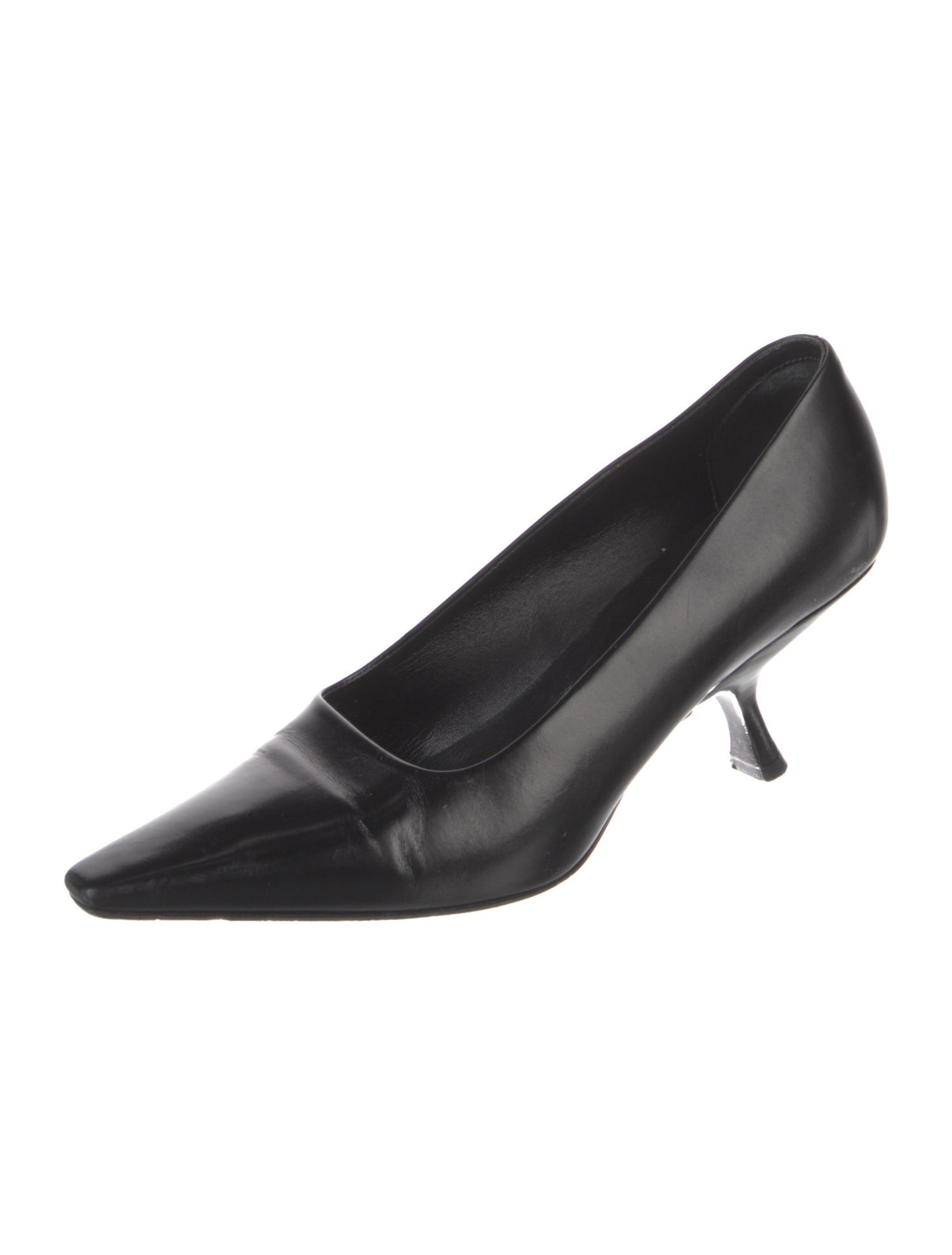 The Row Leather Pumps