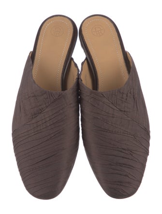 The Row Nylon Mules