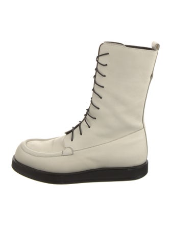 The Row Patty Calfskin Boots