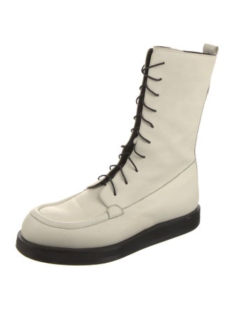 The Row Patty Calfskin Boots