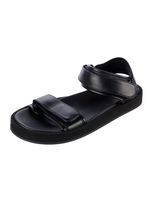 The Row Leather Slides
