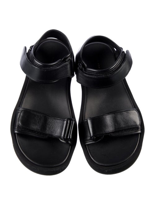 The Row Leather Slides