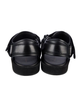 The Row Leather Slides