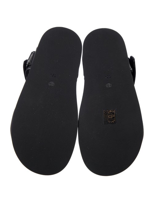 The Row Leather Slides