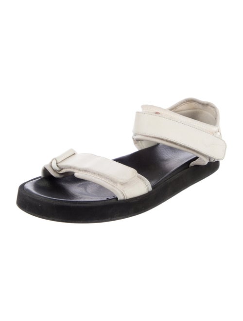 The Row Leather Slides