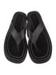 The Row Leather Flip Flops