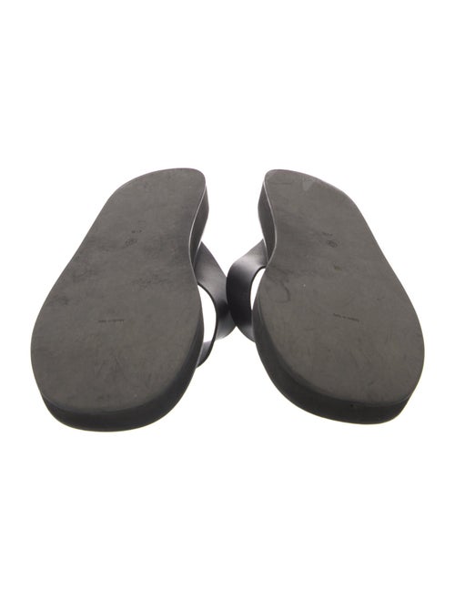 The Row Leather Flip Flops